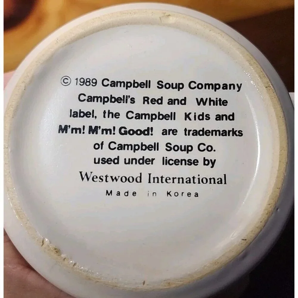 1989 Campbell's Homestyle Soup Mug Coffee Cup Westwood International Vintage